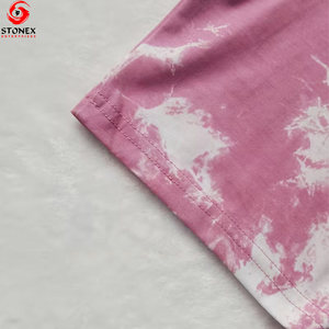 เสื้อยืดคอกลมแขนสั้นทรงโอเวอร์ไซส์ลายมัดย้อม ระบายอากาศได้ดี สไตล์สตรีทแฟชั่นสำหรับฤดูร้อน  รับสั่งทำสีและดีไซน์ได้ - Product Image 5