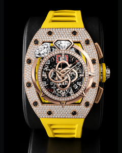 Custom Luxury Moissanite <b>Watch</b> Men Full <b>Diamond</b> Stainless Steel Quartz Wristwatch - Product Image 1