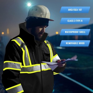 Professional Winter Safety <b>Jacket</b> Waterproof Insulated Workwear Premium Manufacturer Bulk Orders - Product Image 6