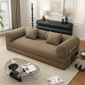 COMPRESSION <b>SOFA</b> Living Room <b>Wood</b> <b>Frame</b> Sponge Faux Contemporary Vietnam Compressed in box Easy assembly - Product Image 6