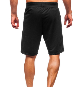 กางเกงขาสั้นผ้าโพลีเอสเตอร์แห้งเร็วสำหรับออกกำลังกายในยิมออกกำลังกายแบบ2-in-1สำหรับฤดูร้อน - Product Image 3