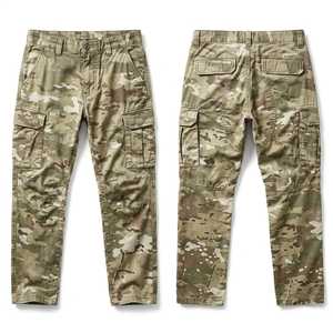 Pantalon cargo camouflage ample pour homme, coupe extra large, imprimé haute qualité, streetwear sur mesure - Product Image 6