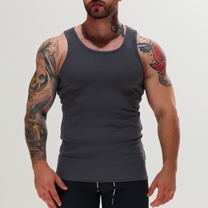 Cotton Blend <b>Mens</b> Tank Tops Fitness Sportswear Outwork Sleeveless <b>Singlet</b> <b>Men</b> Stringers - Product Image 1
