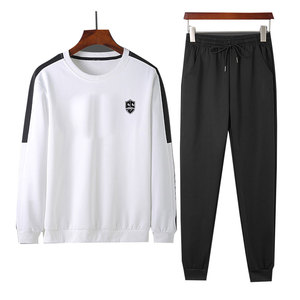 Conjunto Deportivo Cómodo para Hombre, 100% Algodón, Tejido Suave y Duradero, Transpirable, Corte Regular, para Sesiones de Gimnasio, Viajes y Uso Diario - Product Image 1