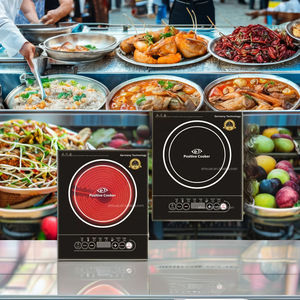 Estufa de inducción eléctrica portátil de 2200W, placa única, multifunción, infrarroja, resistente al agua para horno electromagnético de cocina - Product Image 1