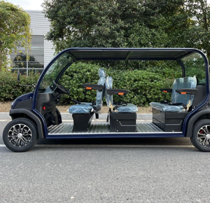 Navette électrique autonomie 80 km, 6 sièges en cuir, propulsion arrière, utilisée dans les hôtels de station, l'immobilier, avec suspension indépendante MacPherson - Product Image 2