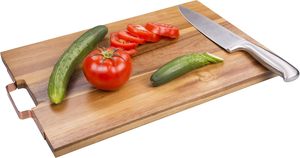 Planche à découper en bois pour la cuisine, planche ronde pour la pizza et le fromage, planche à découper les légumes faite à la main, fabriquée en Inde - Product Image 4
