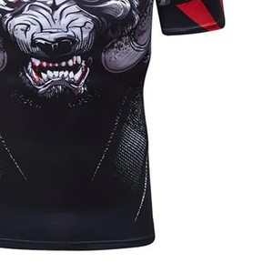 เสื้อว่ายน้ำสำหรับผู้ชาย Rash Guard SPF แขนสั้น เสื้อยืดกันแดด UPF แห้งเร็ว น้ำหนักเบา เสื้อสำหรับตกปลาและเล่นน้ำ - Product Image 4