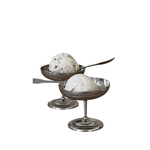 Elegante Tazón de Metal Plateado Estilo Vintage para Sundae o Pudín, Mini Tazón de Acero Inoxidable para Compota, Accesorios para Fotografía de Alimentos, Vajilla - Product Image 4