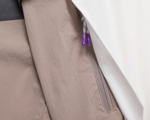 Premium Quality Anorak Windbreaker <b>Jacket</b> Breathable Streetwear Mesh Lining Hooded Waterproof Windbreaker <b>Jacket</b> For <b>Men</b> - Product Image 4