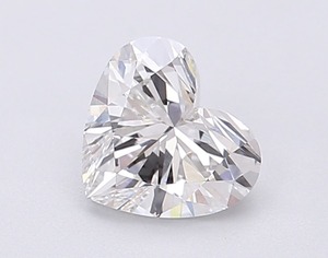 Diamant de laboratoire brillant de 0,95 carat, taille cœur, F VS1, excellente qualité de polissage, pierre précieuse éthique pour la création de bijoux de luxe sur mesure - Product Image 1