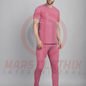 Ropa Deportiva para Hombre con Logotipo Personalizado, Chándal de Verano en Venta, Marca Privada, Chándal de Verano Liso para Hombre con MOQ Bajo - Product Image 2