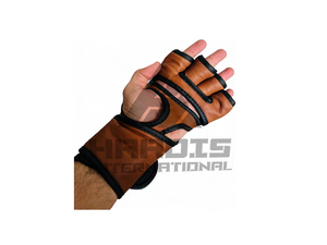 Nouveaux gants de MMA personnalisés, logo personnalisé, qualité professionnelle, cuir, demi-doigts respirants, gants de MMA sur mesure - Product Image 3