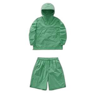 Conjunto de Pantalones Cortos y Chaqueta Cortavientos de Nailon para Hombre, con Capucha, Estampado Técnico, Personalizable con Bordado - Product Image 5