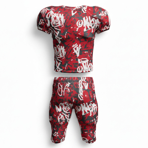 ชุดอเมริกันฟุตบอลแบบซับลิเมชั่นเต็มตัว ออกแบบเองได้ พร้อมโลโก้ทีมและหมายเลข คุณภาพสูง สำหรับการแข่งขันระดับมืออาชีพ - Product Image 3