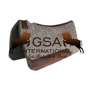 Almohadillas de fieltro de lana de Nueva Zelanda personalizadas, las más vendidas, de alta calidad y duraderas para equitación y deportes, al por mayor. - Product Image 4