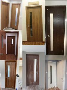 Puertas de Plástico Compuesto de Alta Calidad para Baño y Dormitorio, Superficie Acabada Impermeable, Puertas Interiores Altamente Duraderas - Product Image 5