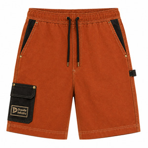Denim Cargo Utility <b>Shorts</b> Homme Custom Washed Black Y2K <b>Men's</b> Multi-Pocket Streetwear Pantalon Cargo Court Low MOQ France - Product Image 2