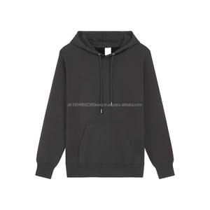 Sudadera con capucha con logotipo personalizado de peso pesado, negro, blanco, rojo, unisex, poliéster, algodón, hombros caídos, jersey en blanco - Product Image 6