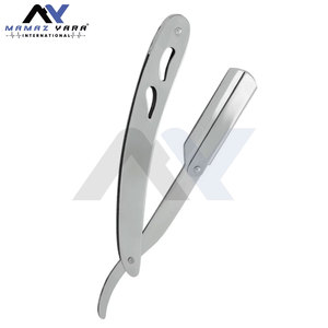 Professional Quality Barber Razor Shaving Razor with <b>Swing</b> Lock and Custom Color Steel Handle Premium Straight Edge Barber Tool - Product Image 3