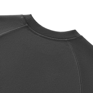 Sweat-shirt à col rond délavé à l'acide pour hommes et femmes, style vintage streetwear, impression de logo personnalisée, fabricant - Product Image 6