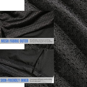 Pantalones Cortos Deportivos de Malla para Hombre, Cintura Media, Tela Ligera, Ideales para Entrenamiento y Uso Diario, Cómodos para el Verano - Product Image 4