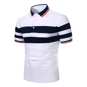 Chemises de golf pour hommes, manches courtes, tricotées, respirantes, style décontracté, noir, blanc, gris - Product Image 3