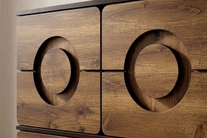 Organizador Plegable Moderno de 8 Niveles, Modelo Ryan, con 4 Puertas, para Zapatos, en Color Roble Pacífico, para Sala de Estar, Mueble para el Hogar, Gran Venta - Product Image 3