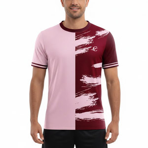 Camiseta de Fútbol Transpirable de Manga Corta de Alta Calidad con Diseño Personalizado, Logotipo y Nombre del Equipo para Hombre - Product Image 1