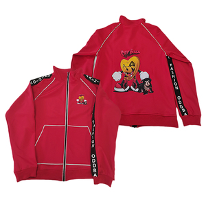 Survêtement de jogging en polyester à manches longues avec logo personnalisé, ensemble de survêtement privé, sweat à capuche zippé et pantalon, 2 pièces, en cuir technique uni, pour le football - Product Image 2