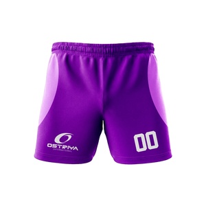 Diseña Tus Propios Pantalones Cortos de Rugby Personalizados en Color para Hombre y Mujer, Pantalones Cortos de Fútbol con Bolsillos, Impresión por Sublimación - Product Image 1