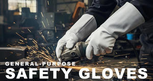 Gants de soudage en cuir écologique noir et gris à manchette longue, résistants à la chaleur et aux étincelles, compatibles écran tactile, pour usage quotidien - Product Image 6