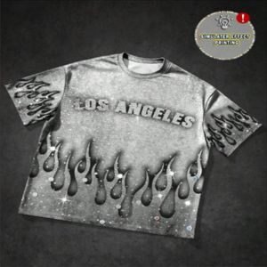 T-shirt Homme Oversize en Coton Éponge 100% Personnalisé, Col Rond, Style Streetwear, Design Uni, Séchage Rapide, Respirant, Idéal Été - Product Image 2