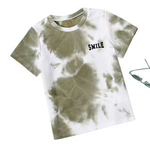 Premium surdimensionné Streetwear t-shirt 100% coton Pantone teint à la main au Vietnam automne hiver dégradé lavage mode - Product Image 3