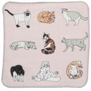 Serviette de toilette en coton imprimée Shiba Inu Mont Fuji avec motif rectangulaire de dessin animé pour usage domestique - Product Image 2