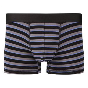 OEM Wholesale <b>Men's</b> High-Rise <b>Boxer</b> <b>Shorts</b> XL Plus Cotton Spandex Knitted Underclothes Customised Sustainable Print 100% Cotton - Product Image 1