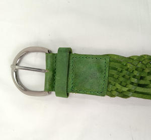 Ceintures en cuir véritable personnalisées tendance 2026 pour hommes et femmes, ceintures en cuir de qualité supérieure avec boucles en alliage, fabriquées en Inde - Product Image 3