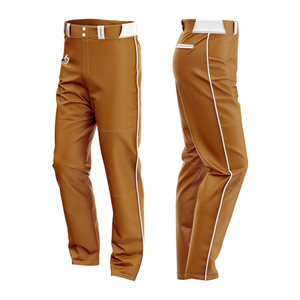 Pantalons de baseball sur mesure pour jeunes hommes, prix de gros, taille adulte, fabrication professionnelle - Product Image 3