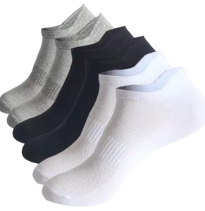 Chaussettes de sport antidérapantes vertes mi-mollet, chaussettes athlétiques épaisses à fond éponge, respirantes et résistantes à l'usure pour la course et le football - Product Image 3