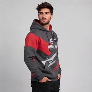 Men's Fleece Pullover Hoodie Warm Hooded <b>Sweatshirt</b> Perfect for Running <b>Gym</b> Training Hiking and Casual Daily Outfit with OEM - Product Image 3