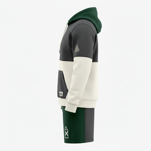 Custom Unisex Applique Patch Hoodie Shorts <b>Set</b> Graphic Streetwear OEM ODM Private Label Apparel Manufacturer - Product Image 3