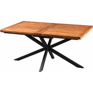 Mesa de Comedor Moderna de Madera, Extensible, Rectangular, Mesa de Madera Sólida para Hogar, Restaurante, Hotel - Product Image 1
