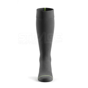 Comfortable Performance Crew Knit Socks Ribbed Cuff Arch Support Moisture Control Reinforced <b>Heel</b> Lightweight Socks <b>Men's</b> - Product Image 3