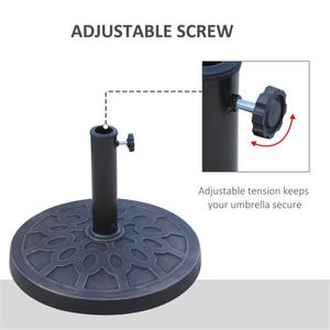 Ombrellone da Giardino Quadrato con Base in Acciaio Inox e Ferro per Patio, Ristorante, Hotel, Spiaggia - Consigliato per la Pioggia - Product Image 5