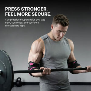 2026 Protector de Rodilla y Codo Unisex Personalizable con Logo para Entrenamiento en Gimnasio, Soporte Elástico Ajustable Suave para Levantamiento de Pesas - Product Image 3