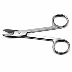 Ciseaux à ongles de pieds professionnels en acier inoxydable, lot de 3 instruments manuels robustes certifiés CE Classe I - Product Image 4