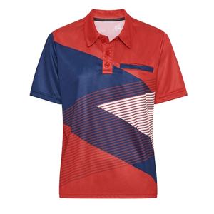 Polos de golf de producción personalizada Performance Premium Fabric Polo Impresión de sublimación completa Polos de golf para hombres - Product Image 3