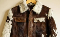 Veste d'hiver matelassée en cuir de vachette pour femme, tricotée, chaude, pour l'extérieur, fermeture éclair, fabrication au Pakistan