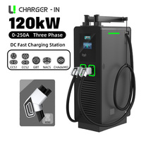 Estación de Carga para Vehículos Eléctricos ChargerIn de 60kw 80kw 120kw 160kw 240kw, Cargador Rápido de CC para Vehículos Eléctricos, CCS1/CCS2/CHADeMo/GBT para Automóviles Eléctricos