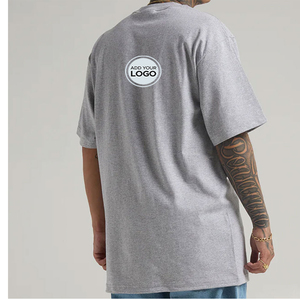 เสื้อยืดโอเวอร์ไซส์ผ้าฝ้ายแท้ 100% ทรงบ็อกซี่ ตะเข็บข้าง พรีเมียม สำหรับสตรีทแวร์ - Product Image 1